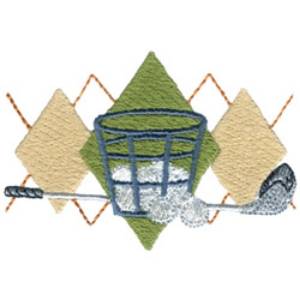 Picture of Basket Of Balls Machine Embroidery Design