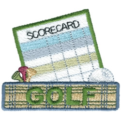 Scorecard Machine Embroidery Design
