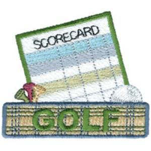 Picture of Scorecard Machine Embroidery Design