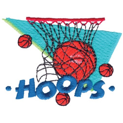 Hoops Machine Embroidery Design