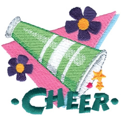 Cheer Machine Embroidery Design