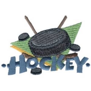 Picture of Hockey Machine Embroidery Design