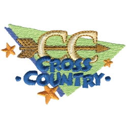 Cross Country Machine Embroidery Design