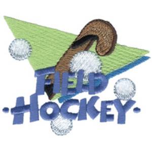 Picture of Field Hockey Machine Embroidery Design