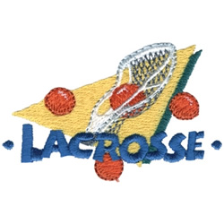 Lacrosse Machine Embroidery Design