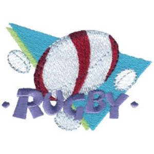 Picture of Rugby Machine Embroidery Design