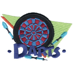 Darts Machine Embroidery Design