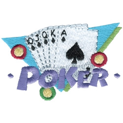 Poker Machine Embroidery Design