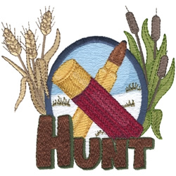 Hunt Machine Embroidery Design