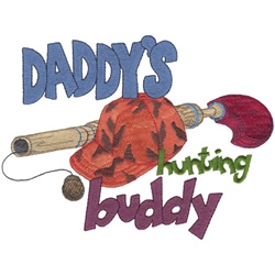 Hunting Buddy Machine Embroidery Design