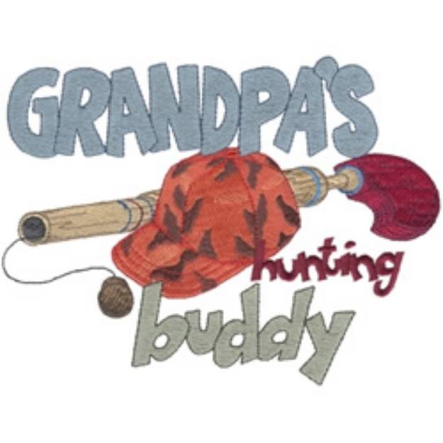 Picture of Grandps Buddy Machine Embroidery Design