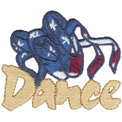 Patriotic Dance Machine Embroidery Design