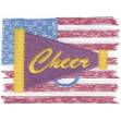 Picture of American Cheer Machine Embroidery Design