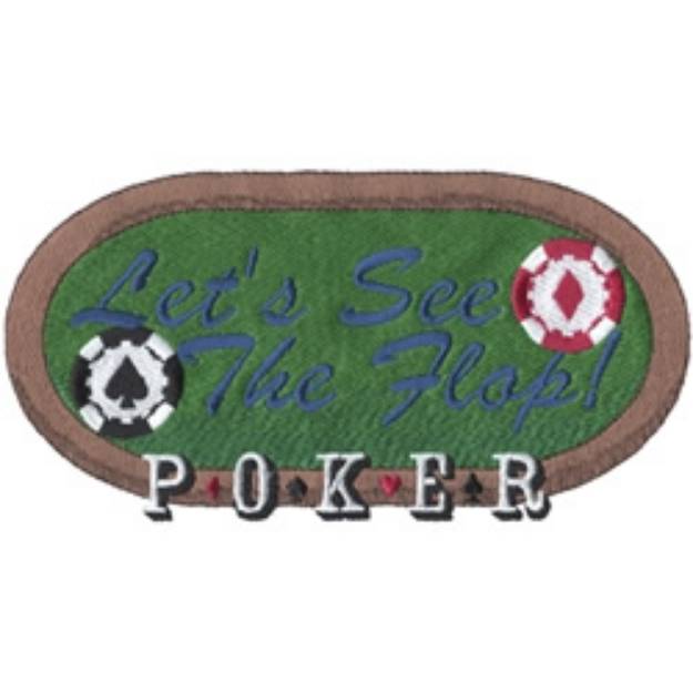 Picture of Lets See The Flop Machine Embroidery Design
