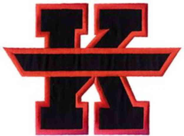Picture of Applique Banner K Machine Embroidery Design