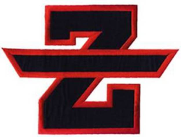 Picture of Applique Banner Z Machine Embroidery Design