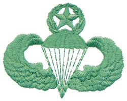 Master Parachutist Machine Embroidery Design