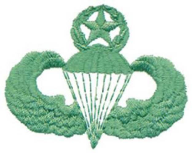 Picture of Master Parachutist Machine Embroidery Design