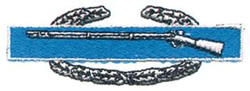 Combat Infantryman Badge Machine Embroidery Design