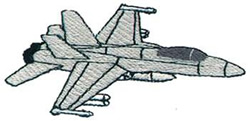 F-18 Hornet Machine Embroidery Design
