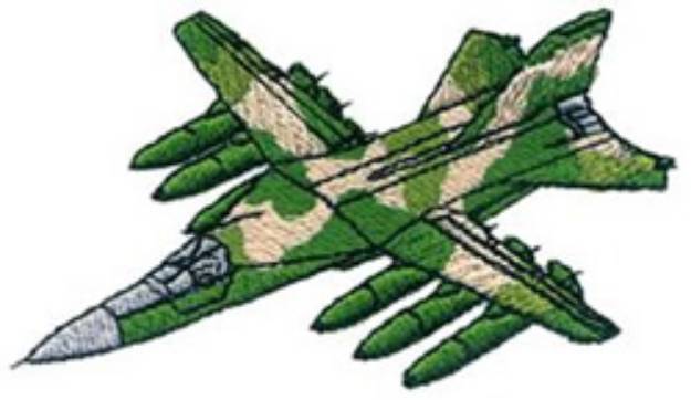 Picture of F-111 Machine Embroidery Design