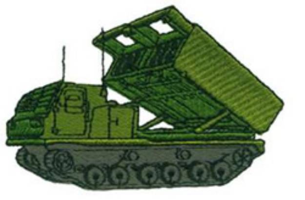Picture of Mlrs Missile Launcher Machine Embroidery Design