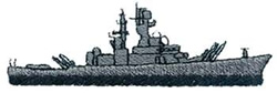 Missile Cruiser Machine Embroidery Design