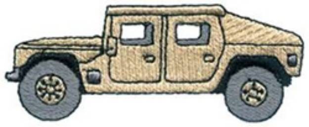 Picture of All Terrain Vehicle Machine Embroidery Design