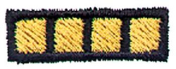 Warrant Officer 4 Machine Embroidery Design