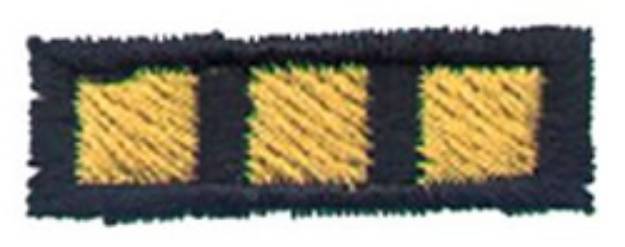 Picture of Warrant Officer 3 Machine Embroidery Design