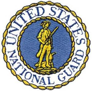 Picture of National Guard Machine Embroidery Design