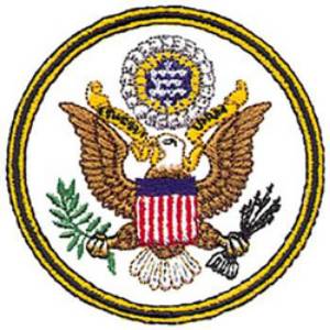 Picture of Seal Of U. S. Machine Embroidery Design