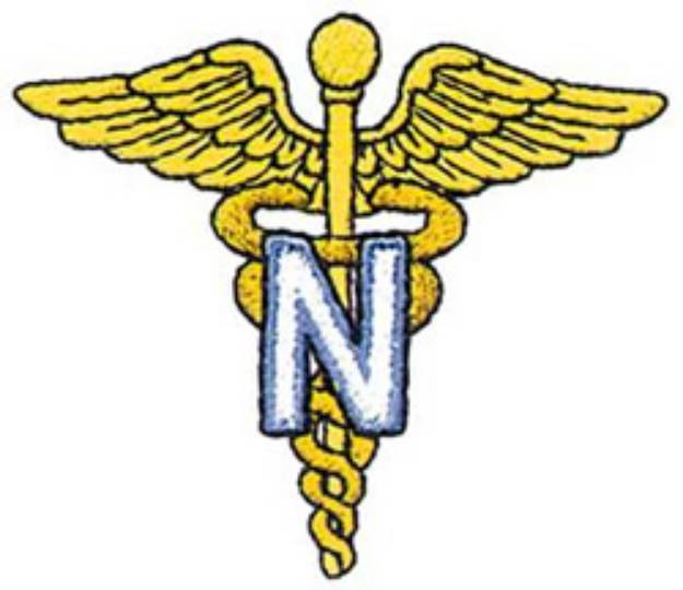 Picture of Army Nurse Machine Embroidery Design