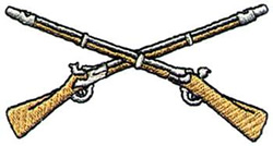 Infantry Officer Machine Embroidery Design