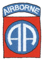82nd Airborne Division Machine Embroidery Design