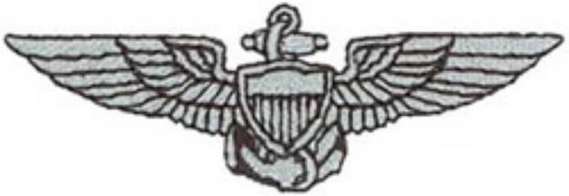 Picture of Naval Wings Machine Embroidery Design
