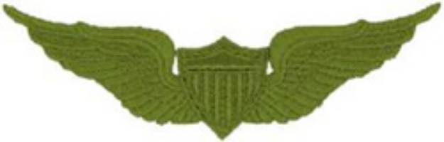 Picture of Army Pilot Machine Embroidery Design