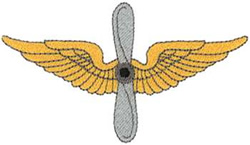 Army Aviation Machine Embroidery Design