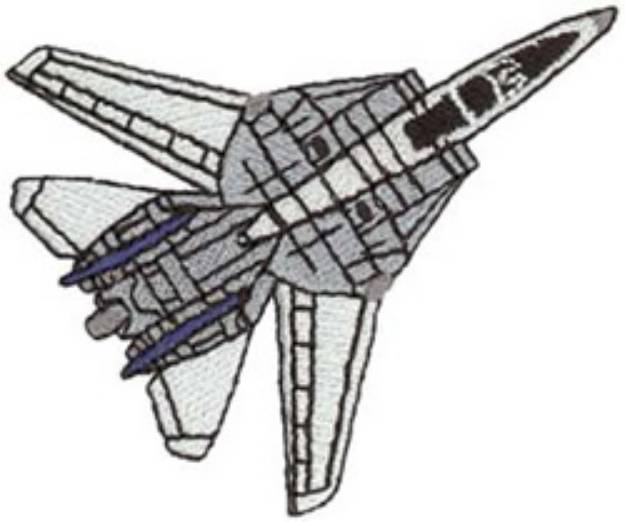 Picture of F-14 A Tomcat Machine Embroidery Design