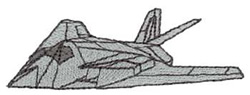 F-117 Stealth Fighter Machine Embroidery Design