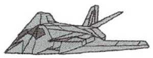 Picture of F-117 Stealth Fighter Machine Embroidery Design