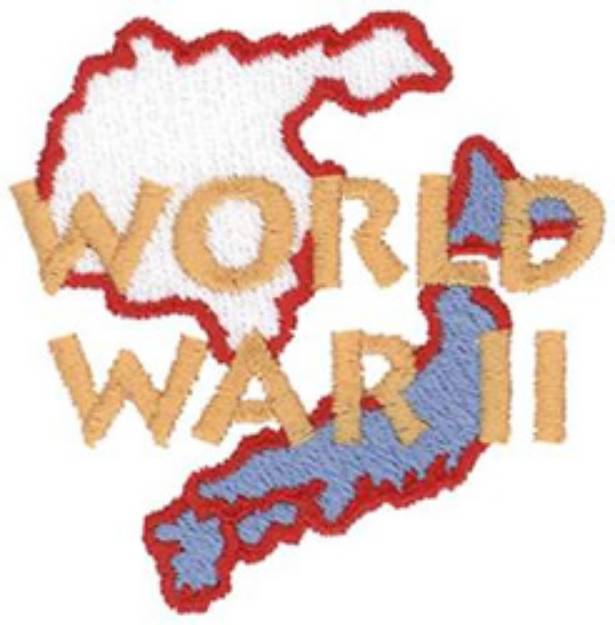 Picture of World War I I Machine Embroidery Design