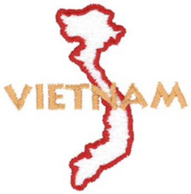 Picture of Vietnam Machine Embroidery Design