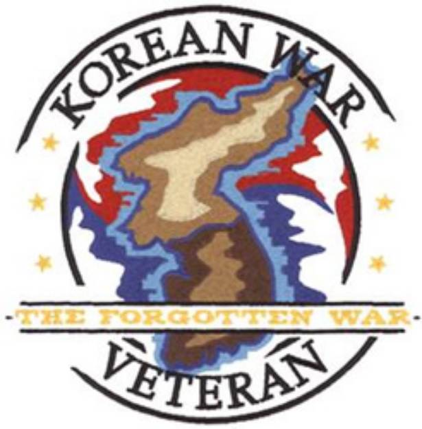 Picture of Korean War Logo Machine Embroidery Design