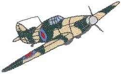 Hawker Hurricane Machine Embroidery Design