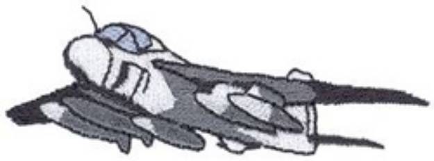 Picture of A-6 Intruder Machine Embroidery Design