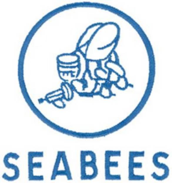 Picture of Seabees Machine Embroidery Design