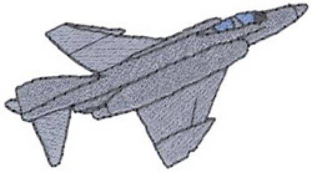 Picture of F-4 Phantom Machine Embroidery Design