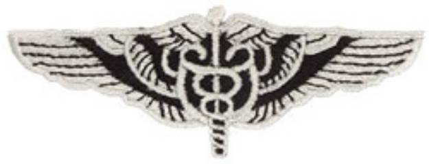 Picture of Medical Wings Machine Embroidery Design