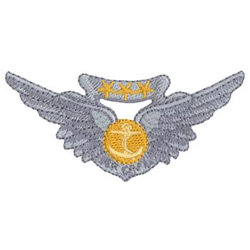 Aircrew Medal Machine Embroidery Design